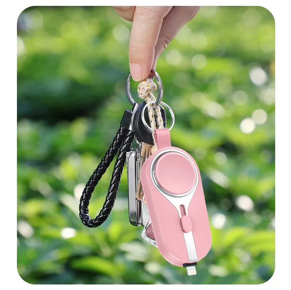 2 In 1 Wireless Keychain Power Bank